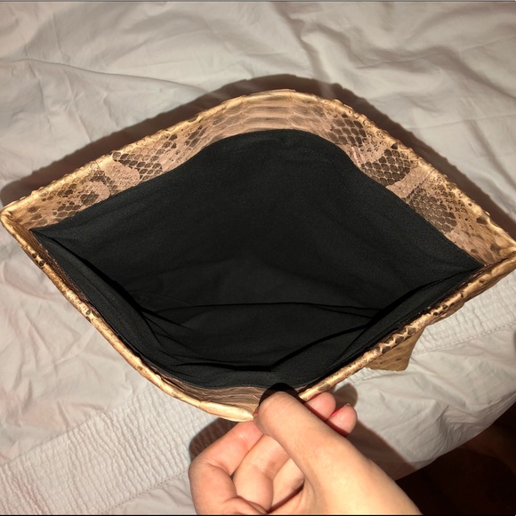 Faux Python Clutch - Picture 2 of 4